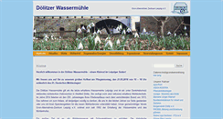 Desktop Screenshot of doelitzer-wassermuehle.de